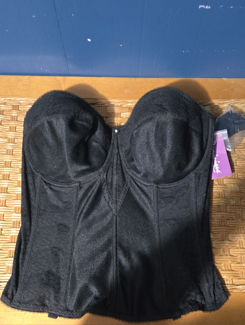 Dominique Black Strapless Bustier Corset